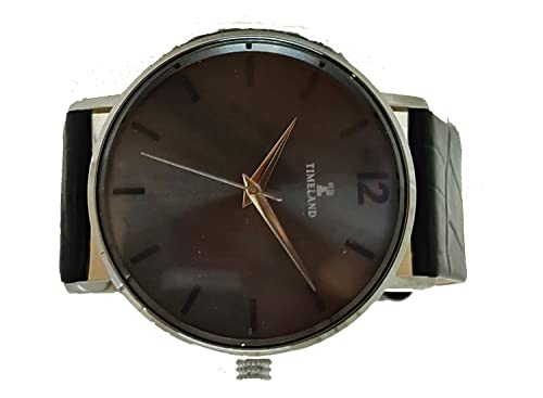 Image of Slim Analog Men's Wrist Watch - Long Lasting Perfect for Outdoor Formal (Gray Dial Black Leather Strap Watch)