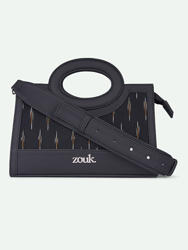 Image of ZOUK Zoe Sling Bag | Stylish Women's Crossbody Bags | Purse | Detachable Strap | Water-Resistant | Trendy Girls Side Bag | Compact & Chic