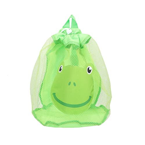 Bolsa de Almacenamiento de Malla Playa Juguete Piscina Cangrejo Storage Bags Toys Beach Towels Praia acessorios Beach Bag Beach Toys Bolsas de Malla poliéster Green ibasenice