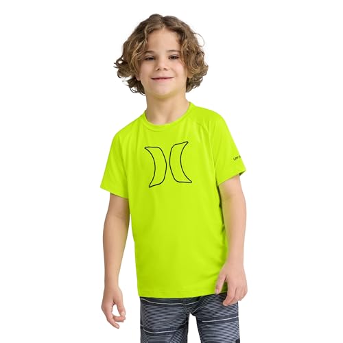 Image of Hurley Boys' Icon UPF 50+ Rash Guard Swim