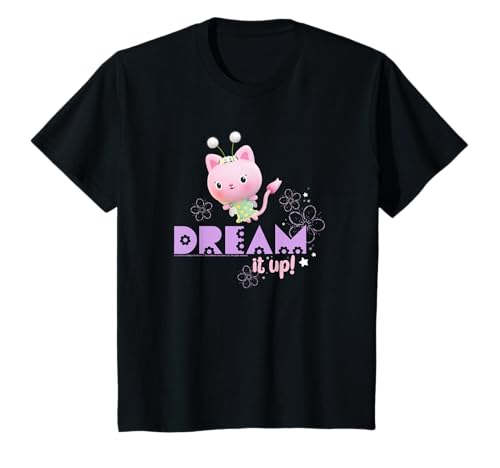 T-shirt Gabby's Dollhouse pour enfant avec imprimé Kitty Fairy rose