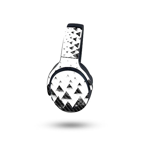 Image of MightySkins Carbon Fiber Skin Compatible with Skullcandy Crusher ANC 2 - Black Hills | Protective, Durable Textured Carbon Fiber Finish | Easy to Apply
