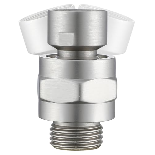 Shower Head Swivel Ball Adapter - Solid Brass Adjustable Pivot...