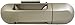 Dorman 93954 Rear Driver Side Exterior Door Handle Compatible with Select Ford Models, Harvest Gold Clearcoat Metallic [Gold]