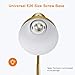 LEPOWER Metal Desk Lamp, Adjustable Goose Neck Table Lamp, Eye-Caring Study Desk Lamps for Bedroom, Study Room and Office (Gold)