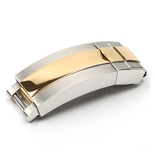 9 ~[gRrl[V܂肽݃obNvohvohNXvpXgbvfCgipTu}[i[p DEEPSEA (Color : Middle Gold buckle, Size : 9mm)