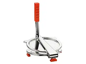 Kuber Industries Stainless Steel Puri Press, Silver