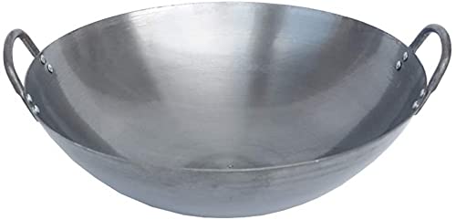 Wok de acero carbón antiadherente 40 cm miniatura 1