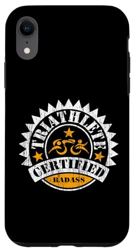 BADASS TRIATHLETE Endurance �t���g���C�A�X�����f�U�C�� �F�� �X�}�z�P�[�X iPhone XR �p