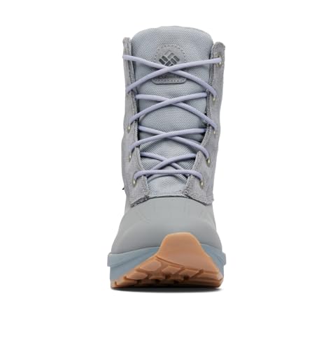 Columbia Womens Moritza Shield Omni-Heat Insulated Snow Boot, Titanium Grey Steel/New Moon, 9.5