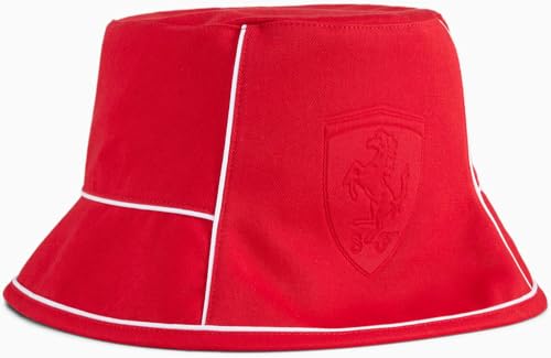 Chapeau cloche PUMA Ferrari Race Premium bob rouge Rosso Corsa taille M pour homme et femme