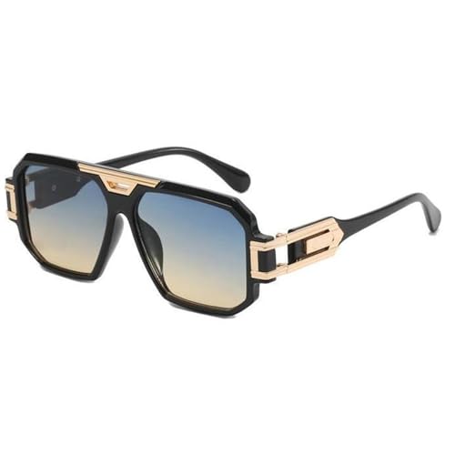 willochra Fashion Oversized Classic Square Sunglasses Cool Men Vintage Metal Pilot black Sun Glasses Women Shades UV4002