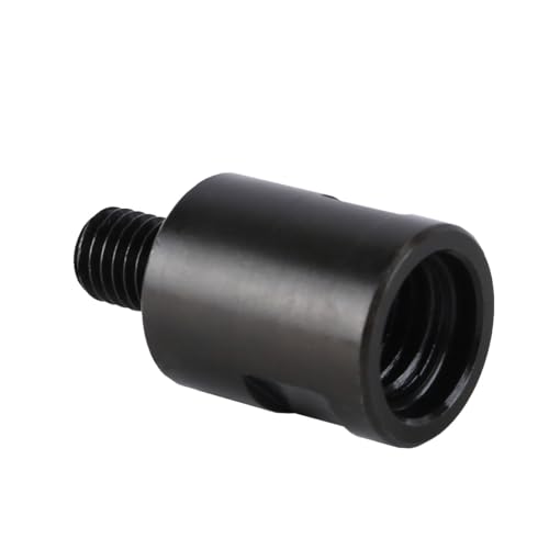 Laroal 2 Stück M10 Außengewinde Auf M14 Innengewinde Adapter Konverter Für Diamantbohrkronen Polierpads Rad Schwarz