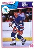 1983 O-Pee-Chee Hockey Card (1983-84) #243 Nick Fotiu Excellent