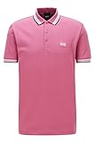 Regular Fit BOSS Herren Paddy Poloshirt aus Baumwoll-Piqué mit Logo an der Kragenunterseite
