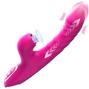 Vibration für Frauen Vibrator Dildo Stoßfunktion Sex Spielzeug für die Frau Extrem Sexspielzeug 7×10 Stoß Leck Vibration Vibratorstarb Frauen Klitoris Sex Toyset Damen Paare Massagestab für Frauen