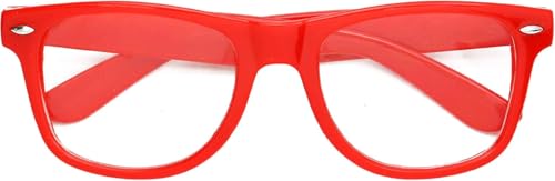 Image of OWL Retro Style Sunglasses 80's Classic Vintage Unisex Nerd Colored Frame