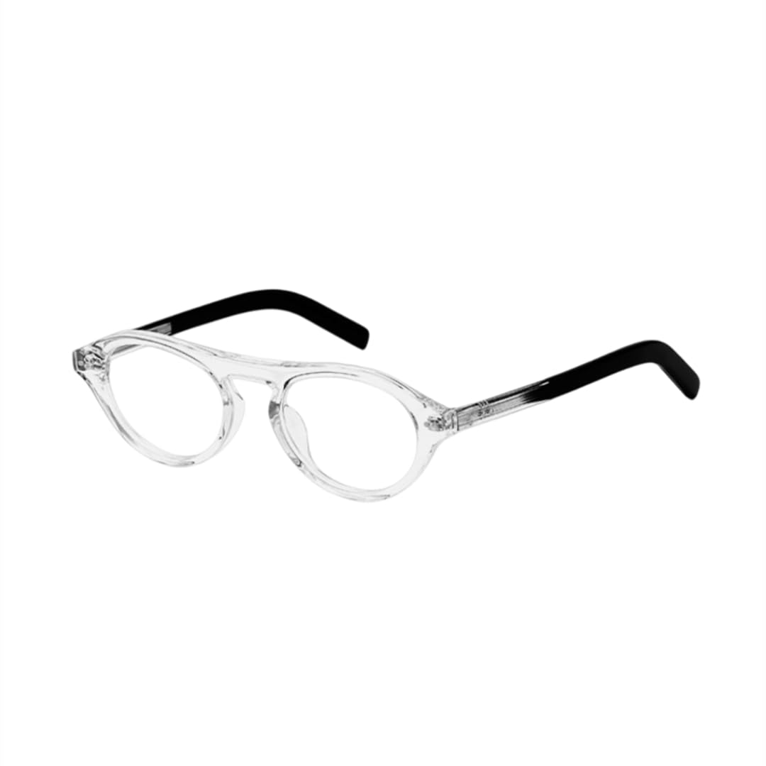 Gafas de sol retro de acetato con montura ovalada.