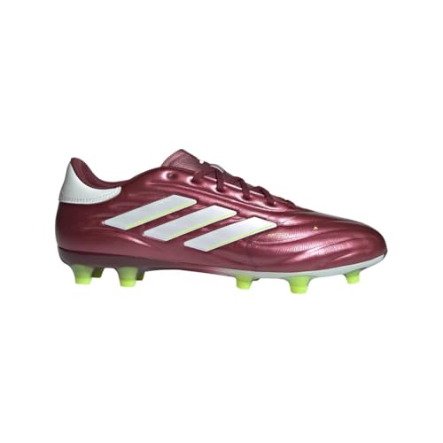 Image of Adidas Unisex-Adult Copa Pure II Pro Firm Ground, Shadow Red /Shadow Red /Shadow Red, 8