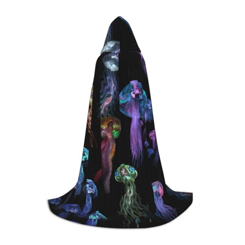 Robe de magicien cosplay et cape d'Halloween médiévale Noël