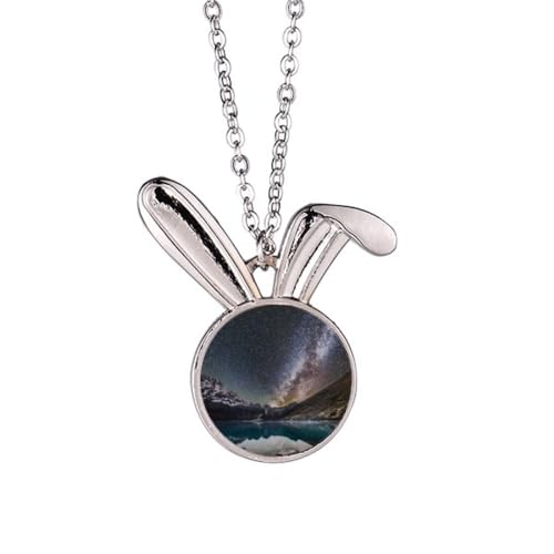 Collier Lapin pour observer les étoiles sous la galaxie lors de vos soirées