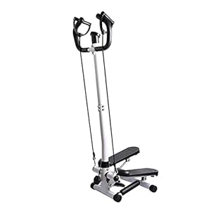 MFYHMY Mini-Stepper Swing Stepper Hidráulico Stepper Mini Step Machine Entrenamiento Fitness Machine Tirar de la Cuerda Ejercicio Deportivo Gimnasio en casa Equipo de Ejercicio con Mango