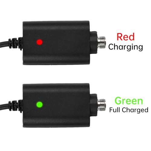 Image of diymore USB 510 Thread Cable Smart USB Charger Cable with LED Indicator, Intelligent Overcharge Protection USB Adapter & Cord USB Adapter and Wireless Home Soldering Iron Charging 3 Pack