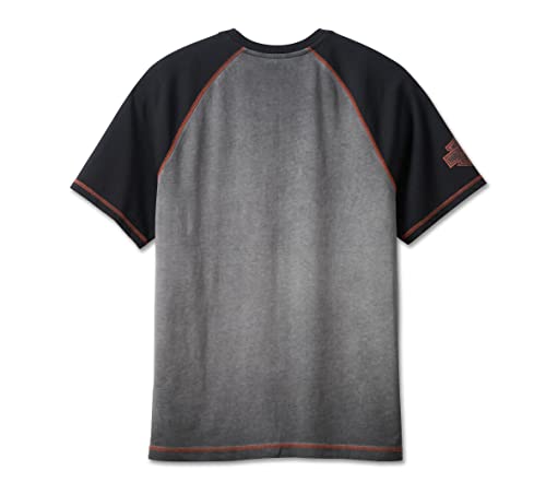 Harley-Davidson Men's Iron Bond Raglan Tee, Gray - 99001-23VM2