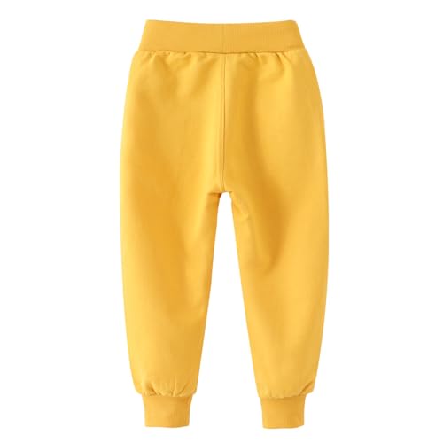 Image of Little Boys Jogger Pants Toddler Boys' Drawstring Elastic Waist Cotton Casual Sweatpants 1PC / 2 PCS Set
