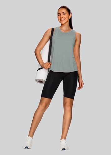 Image of XIEERDUO Tank Top for Women Racerback Sleeveless Workout Tops Loose Fit Yoga Running Gym Shirts for Women