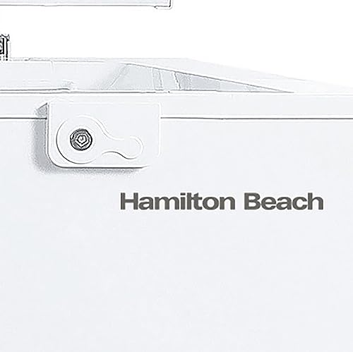 Hamilton Beach 17 cu ft Chest Deep Freezer - White, GARAGE READY Food for Large Family, Storage Basket, Space-Saving Flat Back, Stay-Open Lid, Front-Access Drain, for Basement, Laundry Room, Cottage on Fridge.com