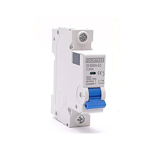 Disjoncteur MCB 1 pôle 230V C6A et C16A pour rail Din 18mm