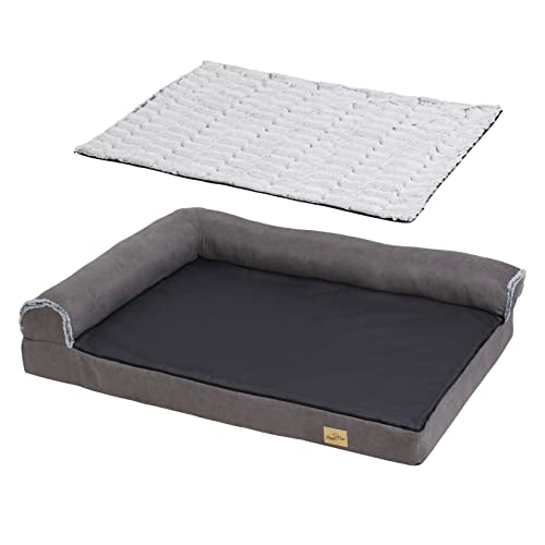 Waigg Kii Hundebett Matratze 100x55cm - Waschbar, 6-8cm Dick Für Große Hunde