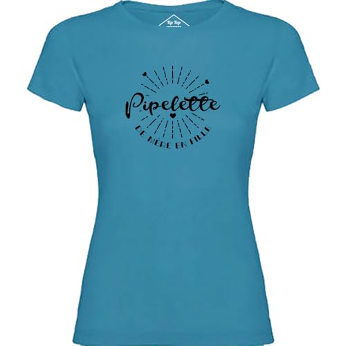 T-Shirt Femme Pipelette Bleu : Célébrez la Complicité Mère-Fille