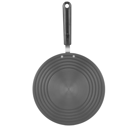 Difusor de Calor Placa Difusora de Inducción de Acero Inoxidable con de PP Convertidor de Difusor de Inducción Plegable Placa de Cocción Lenta (Los 24cm)