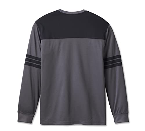 Harley-Davidson Men's Racing Jersey Long Sleeve Shirt - Black, 96544-23VM2