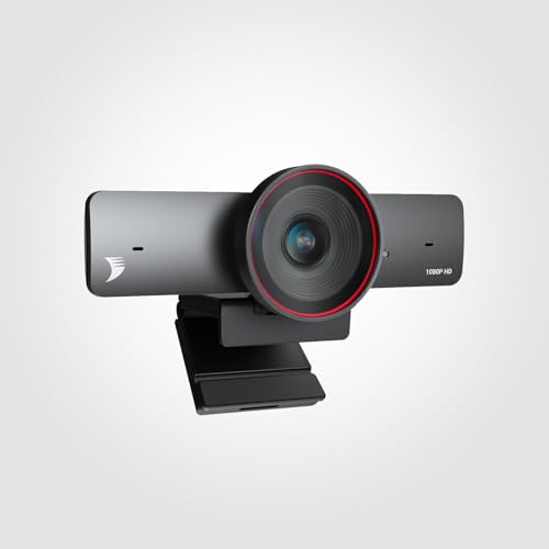 4K Conference Room Camera System with AI Auto Framing, Speaker & Presenter Tracking, Magnetic Privacy Cover, 120° Wide Angle, 5X Zoom, 4-Mic Array & Dual Speakers, USB for Teams, Zoom, Googl