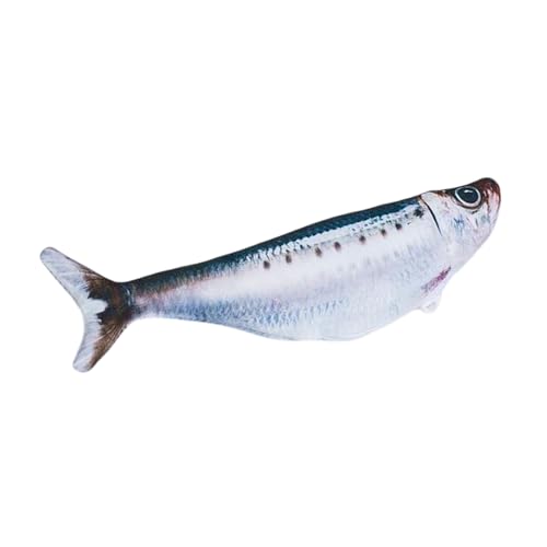 Giocattolo per gatti a forma di pesce che si muove, 150 mAh, giocattolo elettrico interattivo per caccia, con copertura lavabile, realistico, per arricchire, esercitare la noia, per interni ed esterni