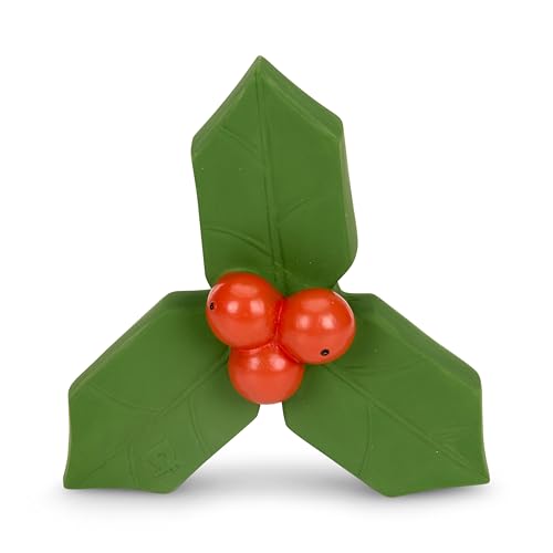 Petface Holly Latex Christmas Dog Toy with Built-In Squeaker (Pack of 1)