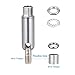 MECCANIXITY Sloped Ceiling Adapter Swivel M10 M12 Thread, for Chandelier Ceiling Pendant Light, Chrome
