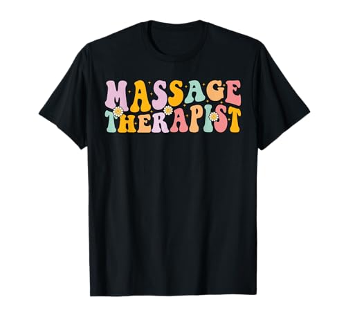 Massage Therapist Muscle Therapy Massage Therapy Groovy T-Shirt