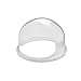 Cotton Candy Dome Cover - 21-inch Clear Plastic Bubble Dome with Opening to Spin Floss - OEM Cotton Candy Machine Parts by Great Northern Popcorn