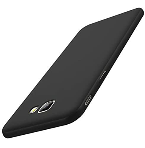 Image of Mobile Back Cover Case for Samsung Galaxy J7Max (Silicone Case|CameraProtection|Black SC1510)