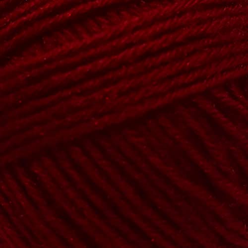 Image of M.G ENTERPRISE 100% Acrylic Wool Mehroon 7 Pc Baby Wool 4 ply Wool Ball Hand Knitting Wool /Art Craft Soft Fingering Crochet Hook Yarn-TE Art-GF