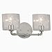 Justice Design Group Lighting FSN-8462-30-SEED-NCKL Bronx Bath Bar, Brushed Nickel