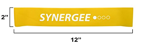 Image of Synergee Exercise Fitness Resistance Band Mini Loop Bands that Perform Better When Working Out at Home or The Gym