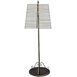 Freestanding Scarf Display Stand, Organizer Scarf Display Rack for Selling, Commercial Scarves Display for Hijab Silk Shawl Pant Tie Belt Towel, Store Garment Rack for Retail Boutiques