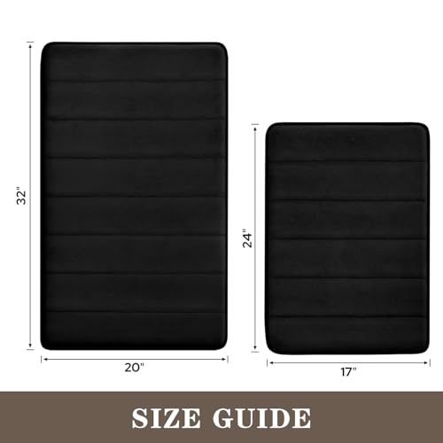 50% Off BYSURE Memory Foam Bathroom Rugs Set - Use Code 4F2P32T3 - Image 2