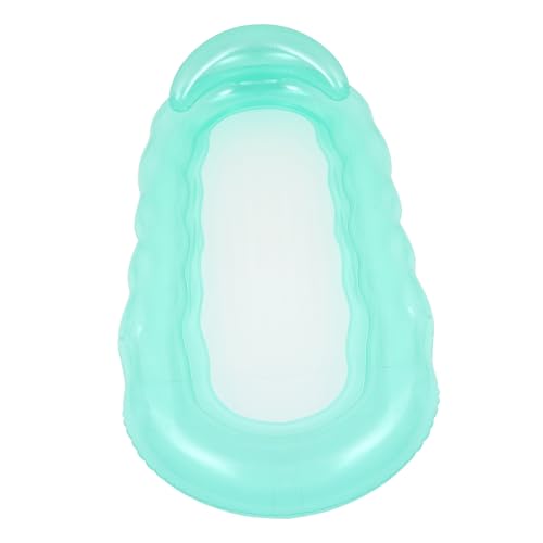sillón reclinable Flotante para Piscina colchoneta Flotante para Piscina Hamaca Flotante para Piscina de Alta Resistencia Juguetes Piscina niños Juguetes para Piscinas niños Green TOYANDONA