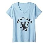 Photo Gallery donna scozia vintage lion scottish pride gift uk maglietta con collo a v Photo Gallery donna scozia vintage lion scottish pride gift uk maglietta con collo a v